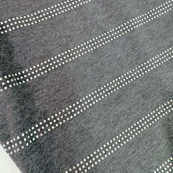 Calvin Klein Dress Womens 6 Black Striped Sleeveless Crew-Neck Mini Shift Career - Picture 2 of 10